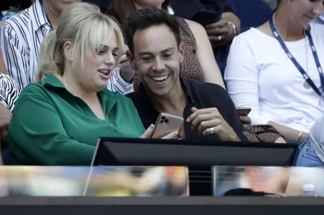 Rebel Wilson at Melbourne Park