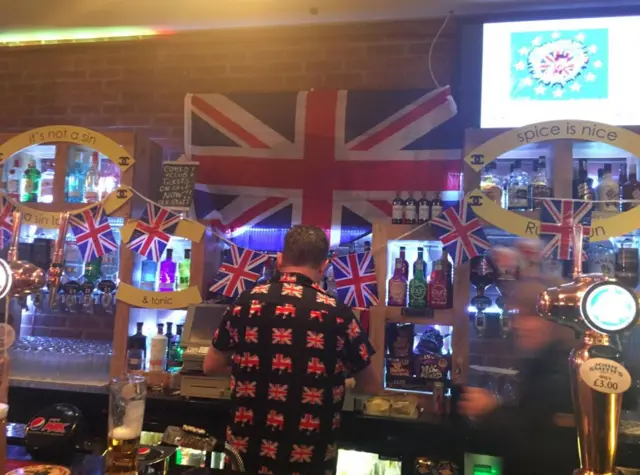 Brexit celebrations on Canvey Island