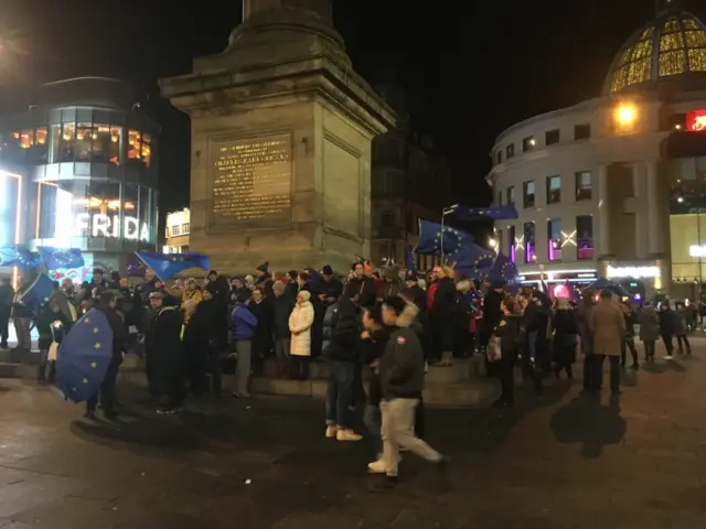 Brexit vigil in Newcastle