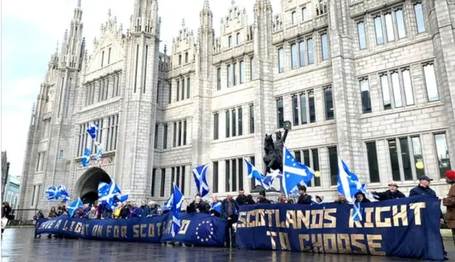 Demonstration in Aberdeen