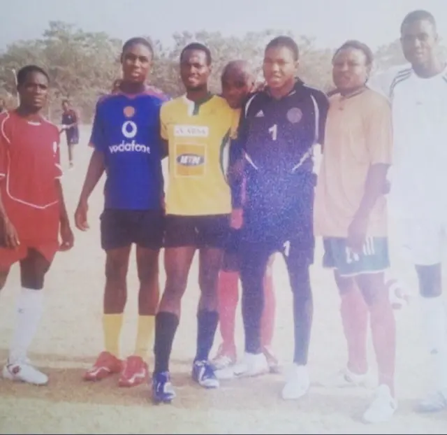 Odion Ighalo (second from left)