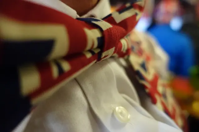 Union flag bow tie