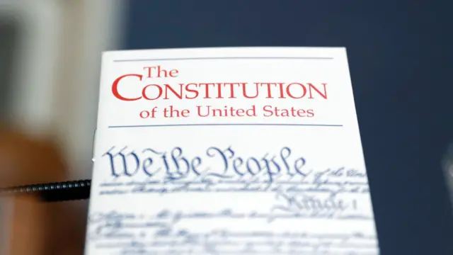 A copy of the U.S. Constitution