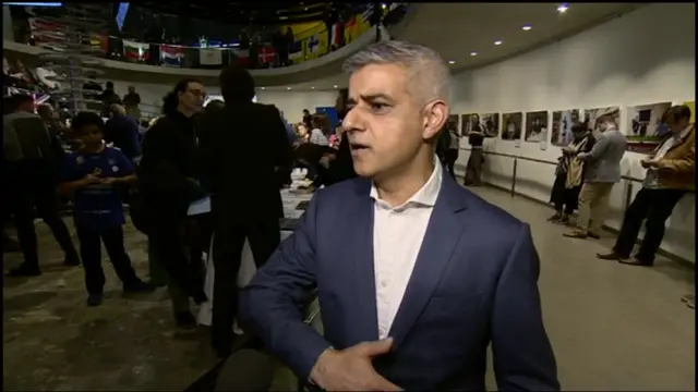 Sadiq Khan at City Hall