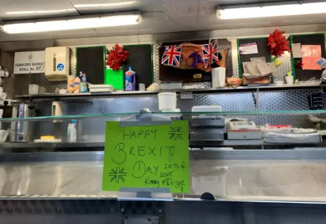 Market stall in Romford