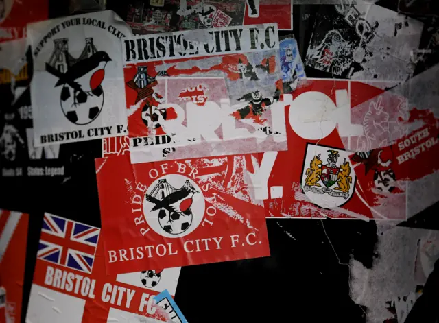 Bristol City stickers