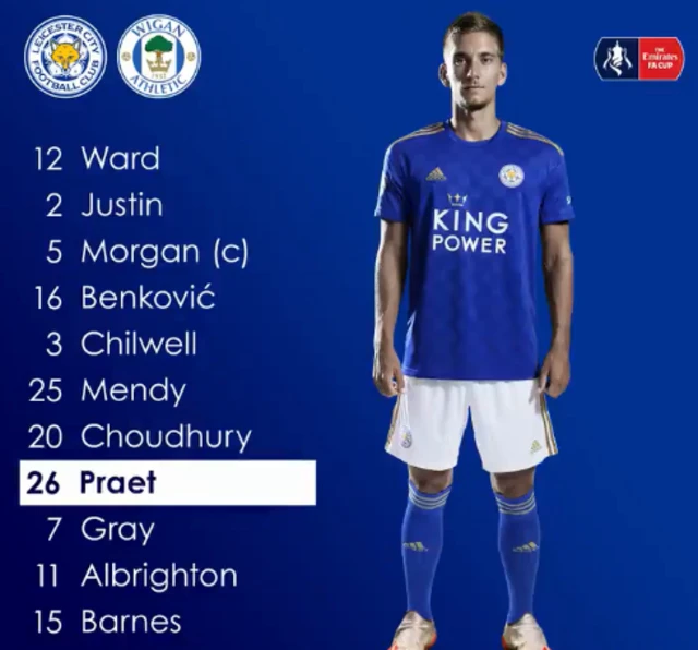 Leicester team