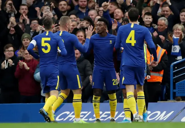 Chelsea celebrate