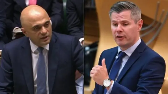 Spending pledges from Sajid Javid can provide extra cash for his Scottish counterpart Derek Mackay