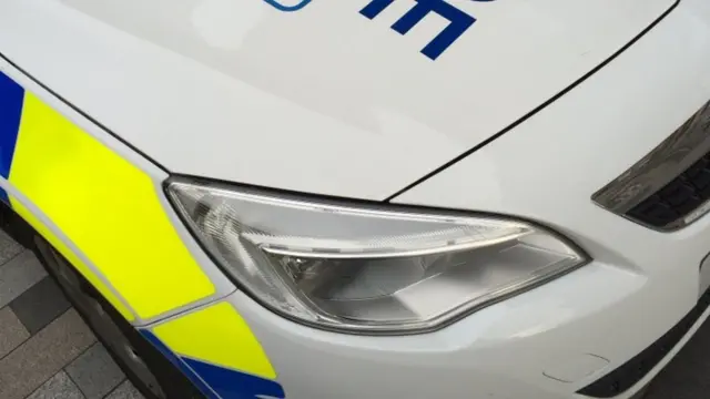 Gv of a police car