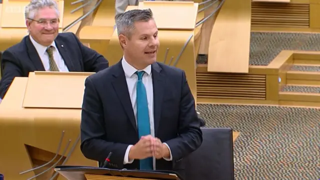 Finance Secretary Derek Mackay