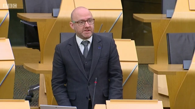 Scottish Green co-leader Patrick Harvie