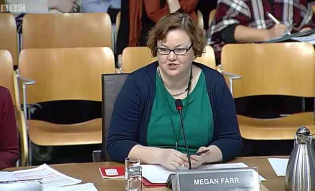 Megan Farr from the Children and Young People's Commissioner Scotland