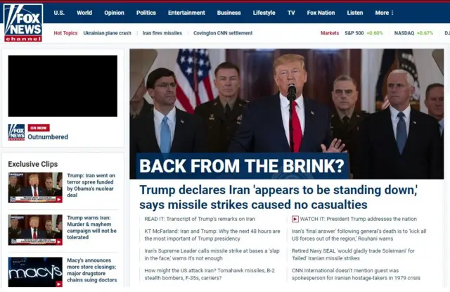 Frontpage of Fox