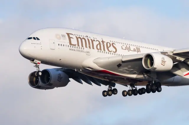 Emirates plane