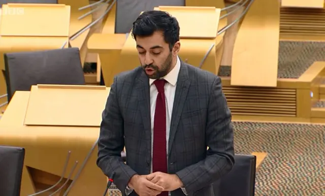 Justice Secretary Humza Yousaf