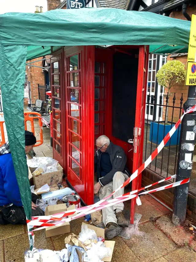 Phone box exhibition