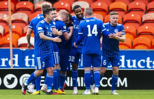 Peterhead celebrating