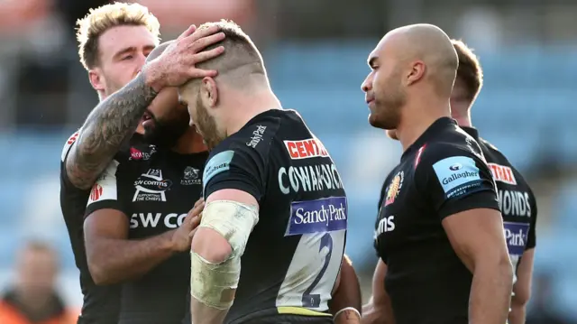 Exeter Chiefs celebrate