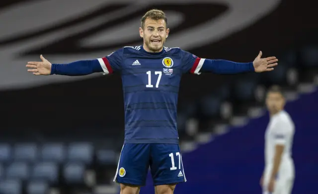 Ryan Fraser in action for Scotland