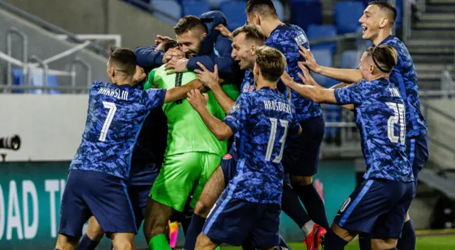 Slovakia prevailed on penalties after a 0-0 draw at home to Republic of Ireland