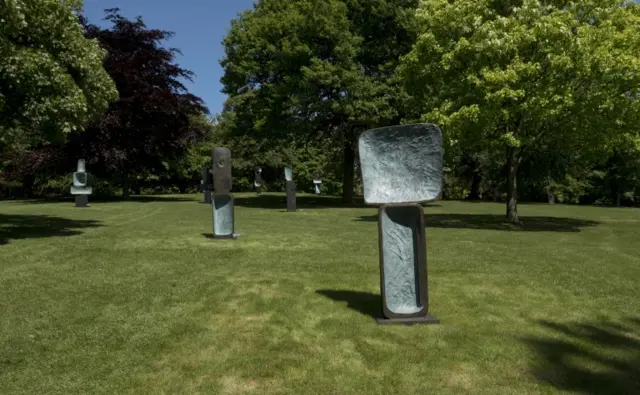 The Family of man by Barbara Hepworth at Yorkshire Sculpture Park