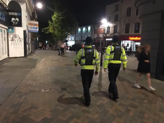 Nottinghamshire Police patrol