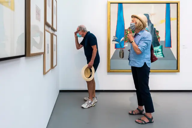 Inside the Towner Gallery