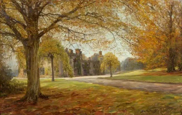 An Autumn Day by Alexander Brownlie Docharty (1862–1940)