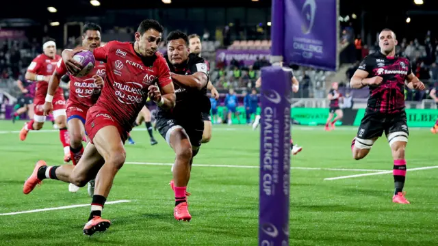 Bryce Heem scores for Toulon