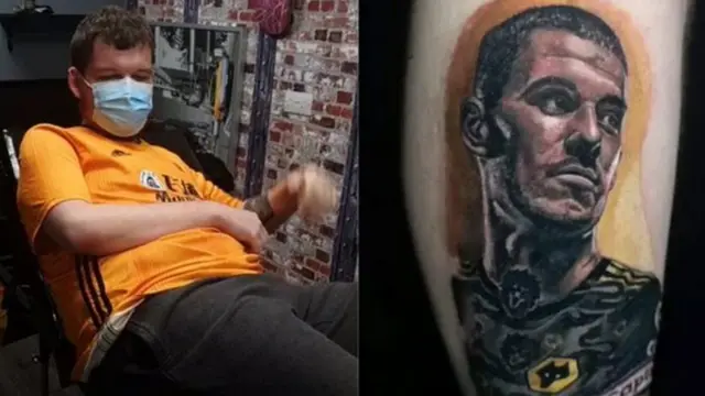 Ashley Stain's tattoo of Conor Coady