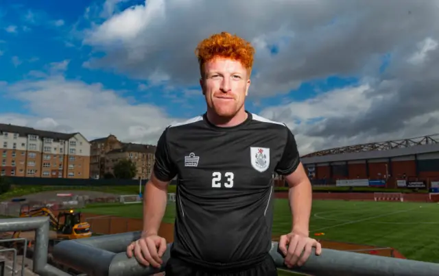 Queen's Park striker Simon Murray