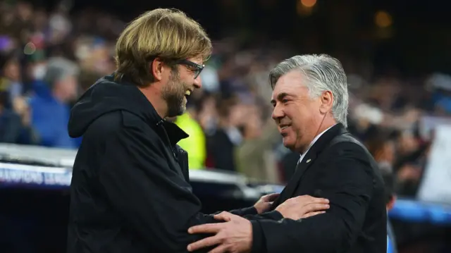 Jurgen Klopp and Carlo Ancelotti