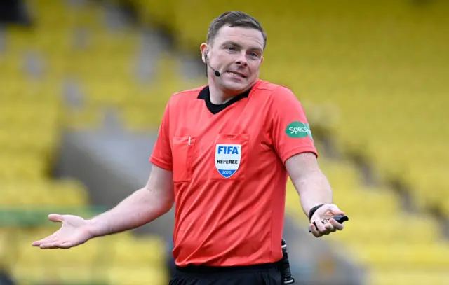 Referee John Beaton