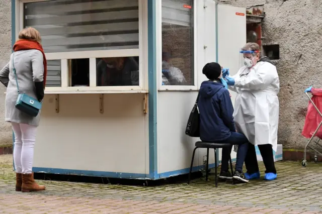 A testing lab in Warsaw