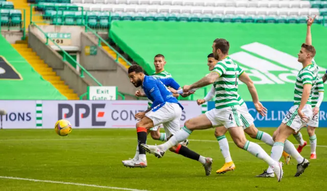 Rangers' Connor Goldson scores