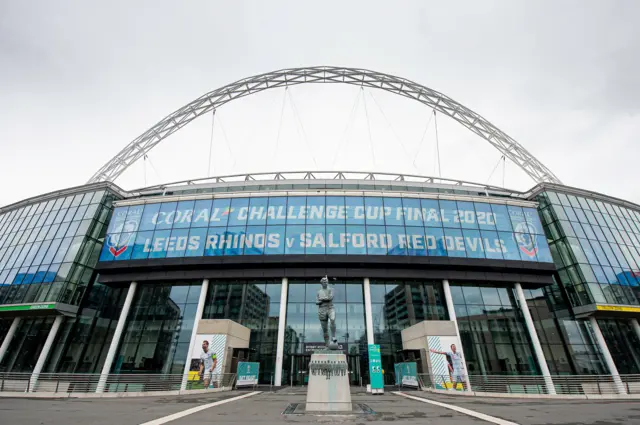 Outside Wembley