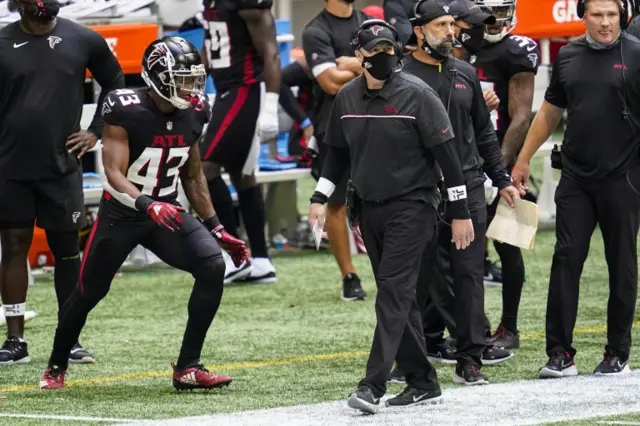 Atlanta Falcons coach Dan Quinn