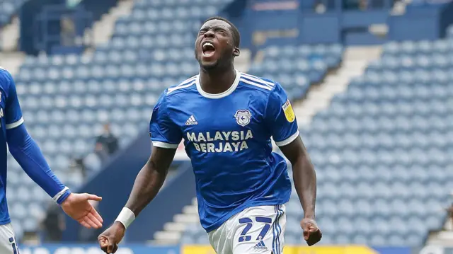 Sheyi Ojo celebrates