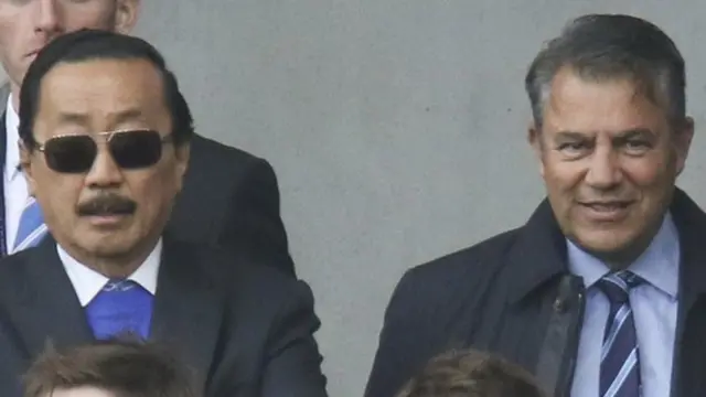 Vincent Tan (left) with Mehmet Dalman