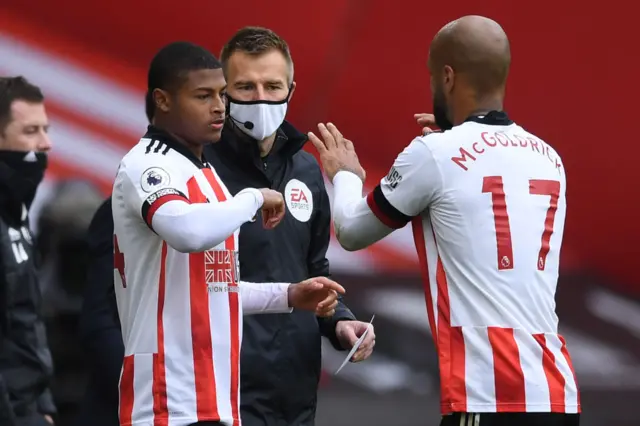 Sheffield United's Rhian Brewster