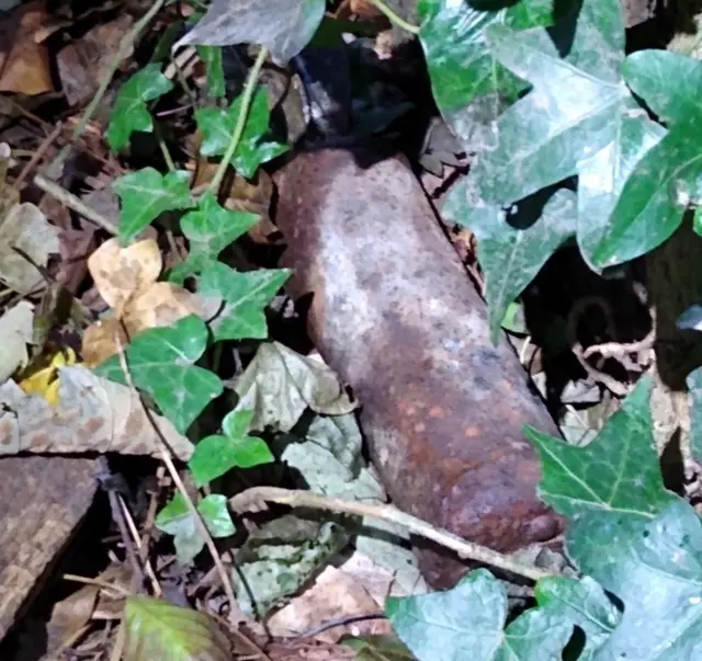 WW2 explosive device found in a brook in Woodhouse Eaves, Leicestershire