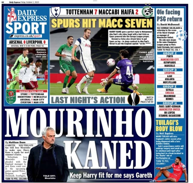 Express back page