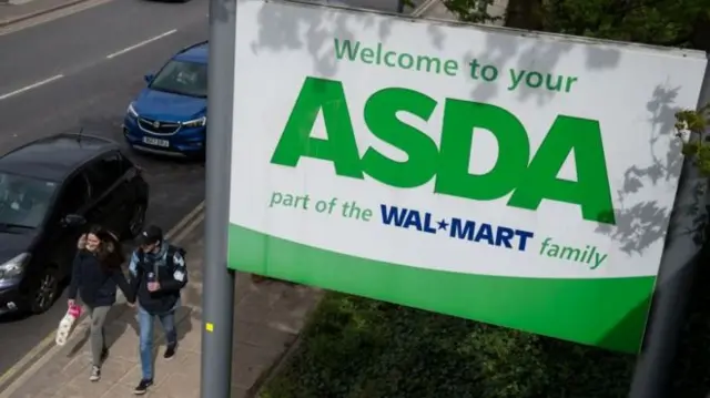 An Asda sign