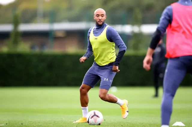 Nathan Redmond at Southampton training