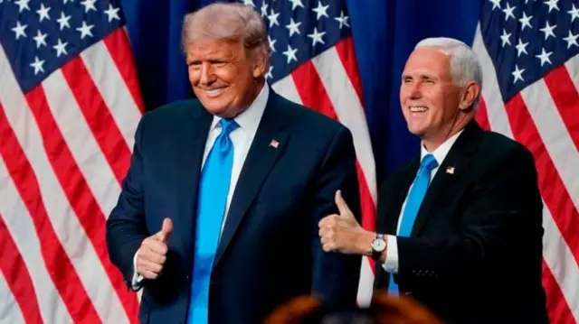 President Trump and Mike Pence