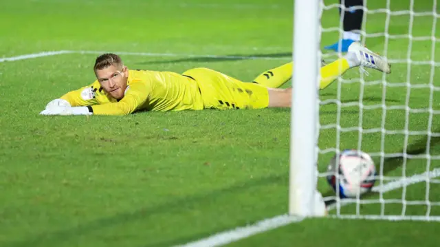 Southend goalkeeper Mark Oxley