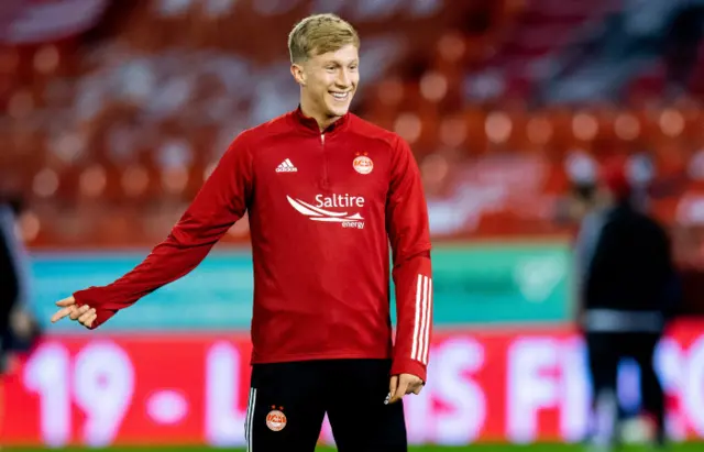 Aberdeen midfielder Ross McCrorie