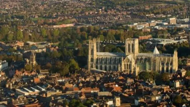 York from the air