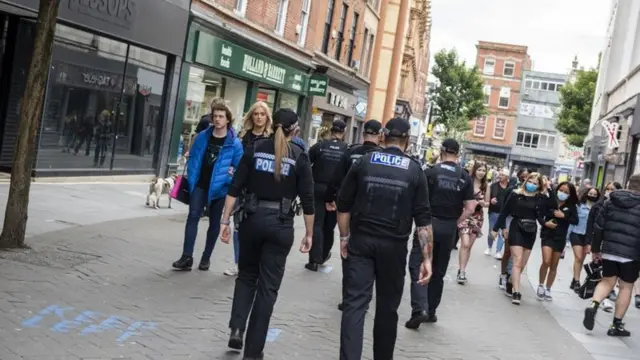 Police in Nottingham